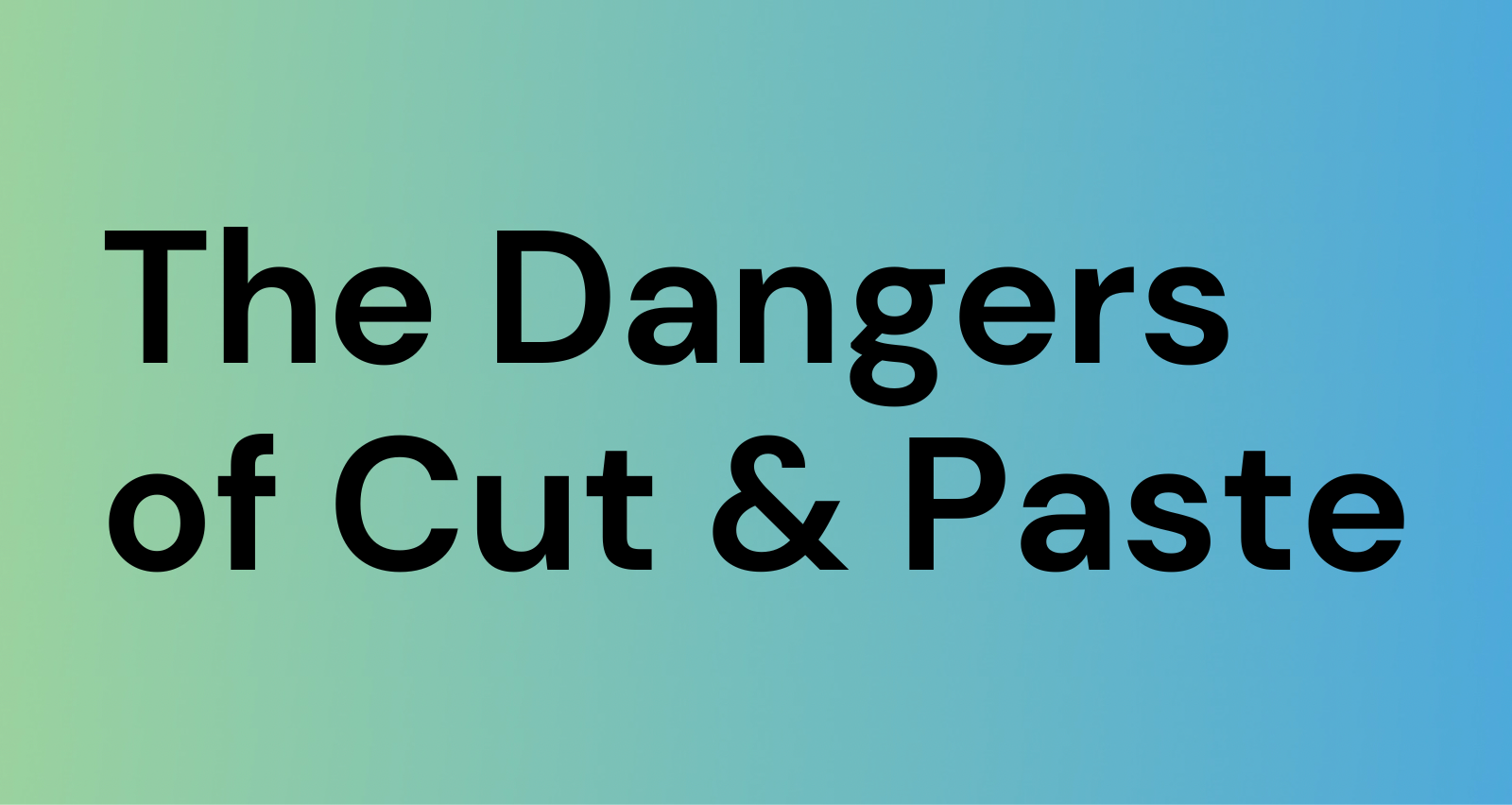 The Dangers of Cut & Paste in Futures Algorithms